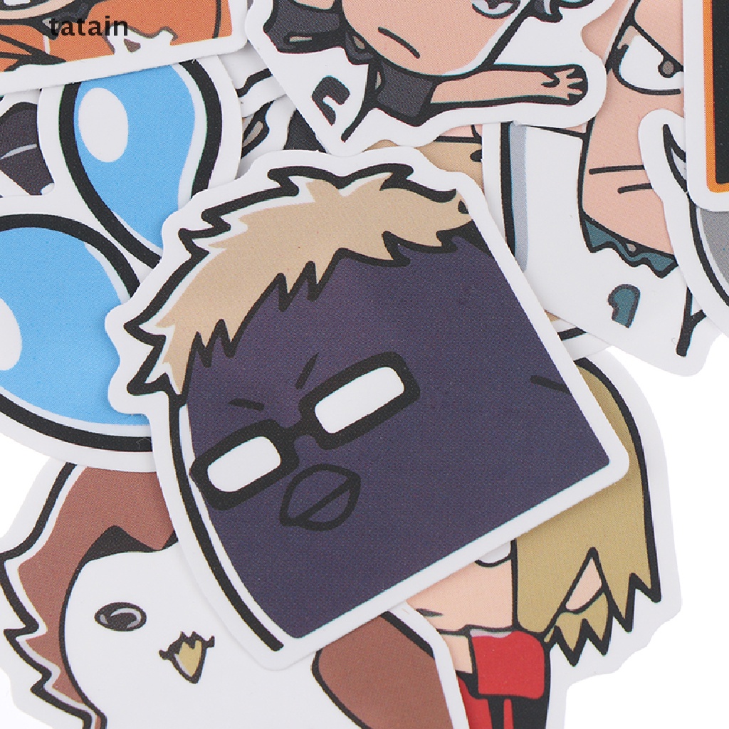 [TAT] 40pcs Anime Haikyuu PVC Laptop Suitcase Luggage Skateboard Waterproof Sticker CVX