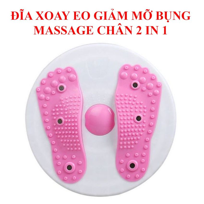 Đĩa Xoay Eo Tập Thể Dục 360 Độ Giúp Giảm Mỡ Bụng Eo Thon Cơ Bụng Săn C