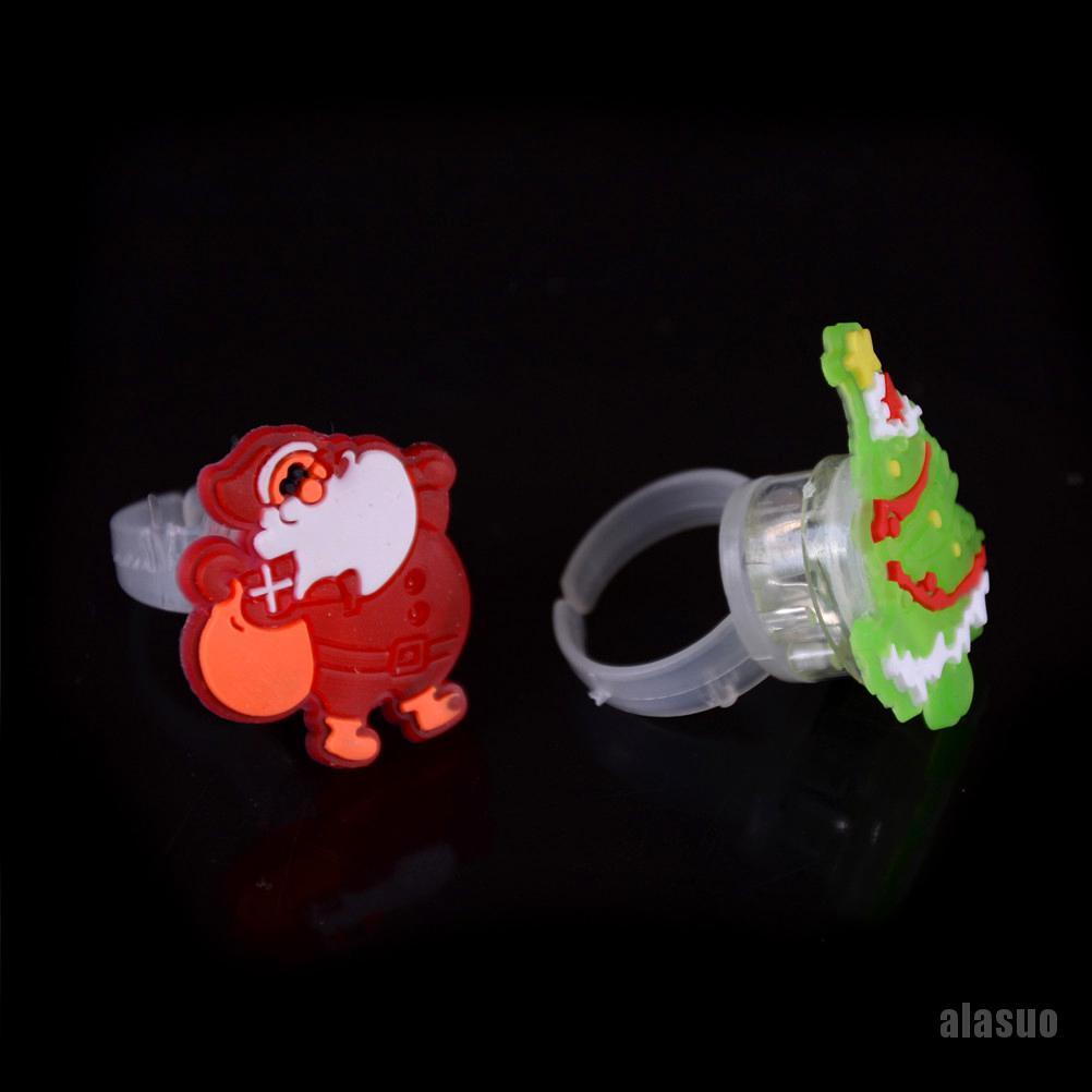 Bộ 10 nhẫn có đèn LED phát sáng dễ thương độc đáo