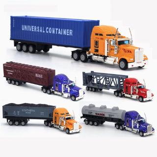 Mô Hình Xe Tải Bán Nguyệt Bằng Hợp Kim Tỉ Lệ 1: 65