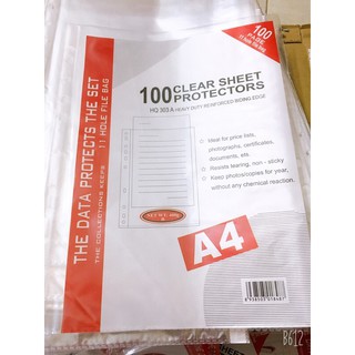 bìa nilong đục lỗ đl 400g