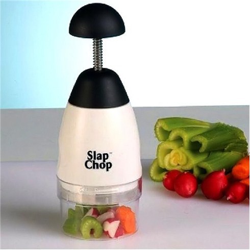 Dụng Cụ Dập Tỏi Lò Xo – Dụng Cụ Thái Rau Củ Slap Chop