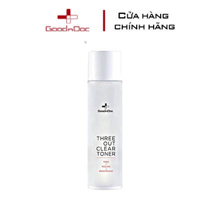Nước Cân Bằng Da Three Out Clear Toner GoodnDoc 150ml