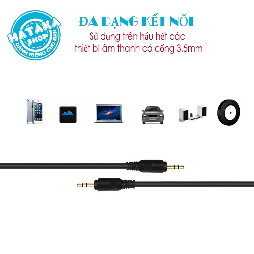 Dây cáp âm thanh AUX 2 đầu 3.5mm