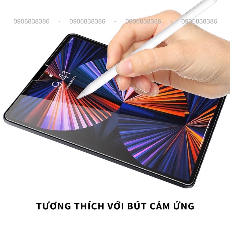 Kính Cường Lực Siêu Đẹp Mài Cạnh Bo Tròn Ipad Air 2/3/4/5 Ipad Mini 1/2/3/4/5/6 Ipad 2/3/4/5/6/7/8/9 Pro 10.5&quot; 11&quot; 12.9&quot;