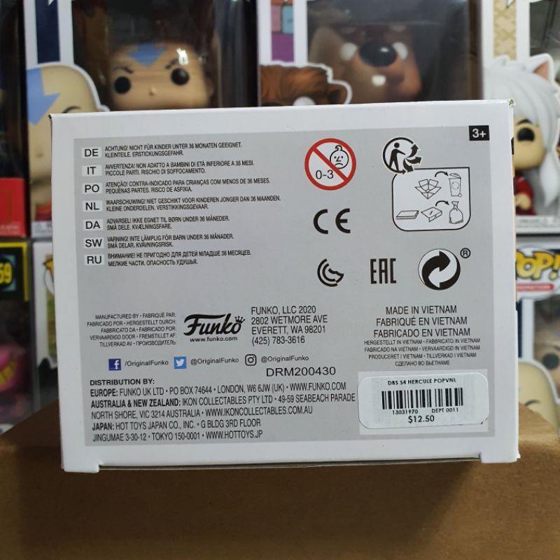 Đồ chơi mô hình funko pop 812 Hercule - Dragon Ball