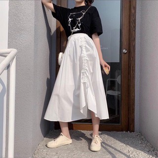 [Có Giao Hỏa Tốc] Chân váy rút dây vải Kate lụa mát mịn - YuRi Boutique