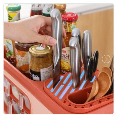 HỘP ĐỰNG GIA V 4- 6 NGĂN ĐA NĂNG CÓ Ô CÀI DAO VÀ NGĂN THOÁT NƯỚC MẪU MỚI 2021.