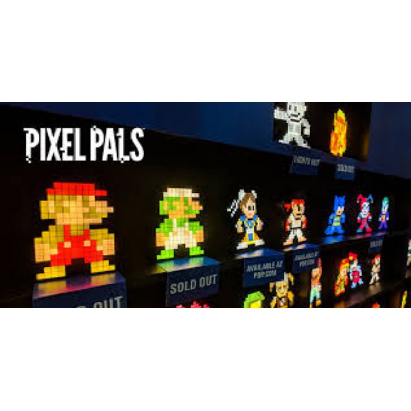 Mô hình 8bit có led Pixel Pals