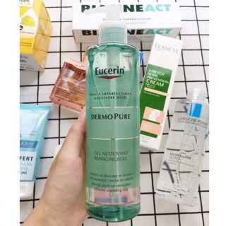 Sữa Rửa Mặt Eucerin Dermo Pure Gel Nettoyant Cho Da Dầu Nhờn, Da Mụn 400ml