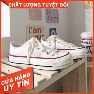 Siêu sale giày sneaker nữ giày thể thao độn đế 3cm 2 màu siêu sale