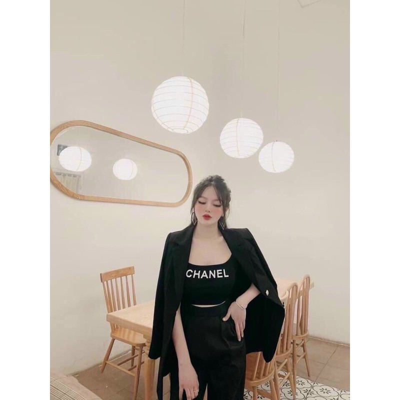 Áo 2 dây in chữ CN tôn dáng, Áo thun hai dây dáng ôm chữ in vải cotton co giãn CS1055 - NhiNhi Shop | BigBuy360 - bigbuy360.vn