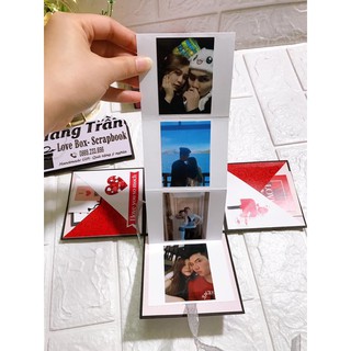 Love box 1 lớp tình yêu (tặng in 10 ảnh)