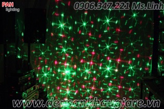 Đèn trang trí lade chiếu lên tường stage lighting