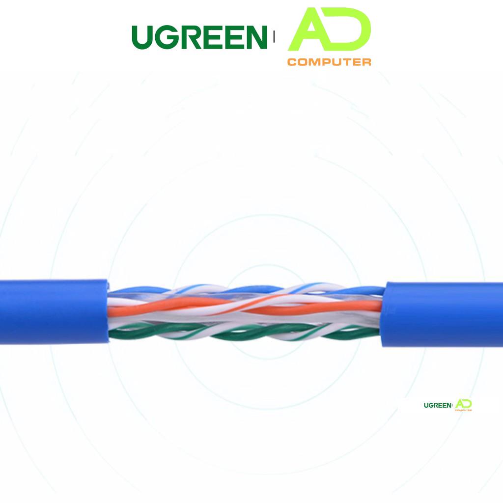 Dây mạng bấm sẵn 2 đầu Cat6 UTP Patch Cords UGREEN NW102 - Hàng phân phối chính hãng - Bảo hành 18 tháng