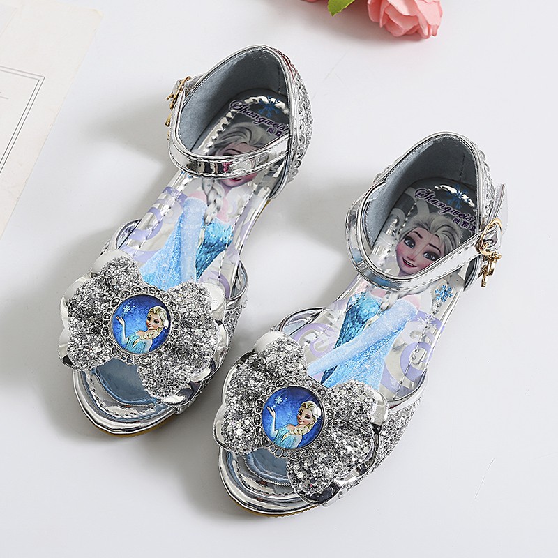 Giày sandal công chúa Elsa cho bé gái 3-9 tuổi