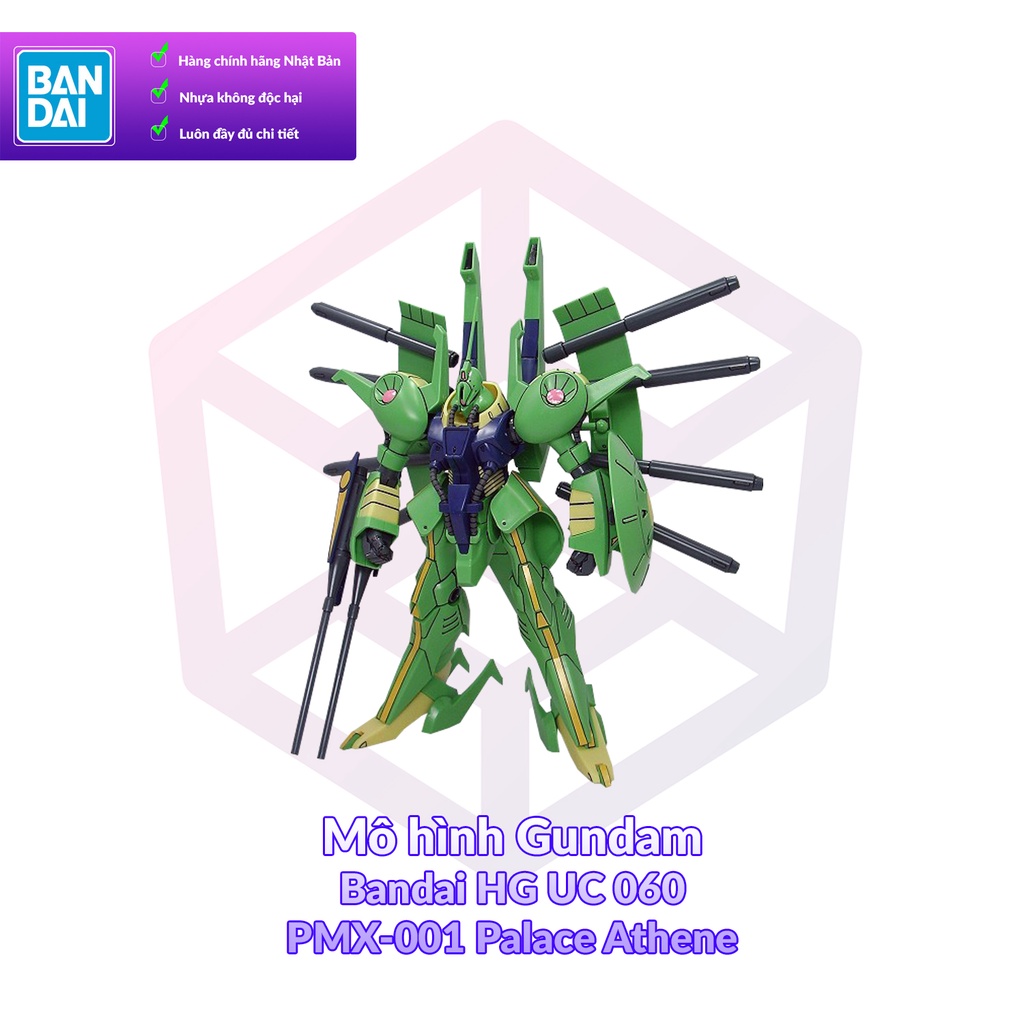 Mô hình Gundam Bandai HG UC 060 PMX-001 Palace Athene 1/144 Zeta Gundam [GDB] [BHG]