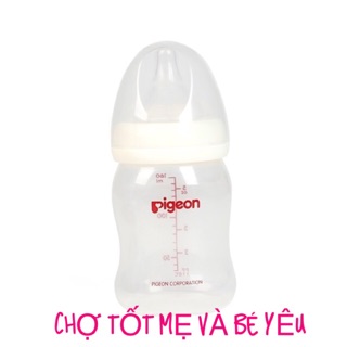 BÌNH SỮA PIGEON CỔ RỘNG 160ML SOFTOUCH
