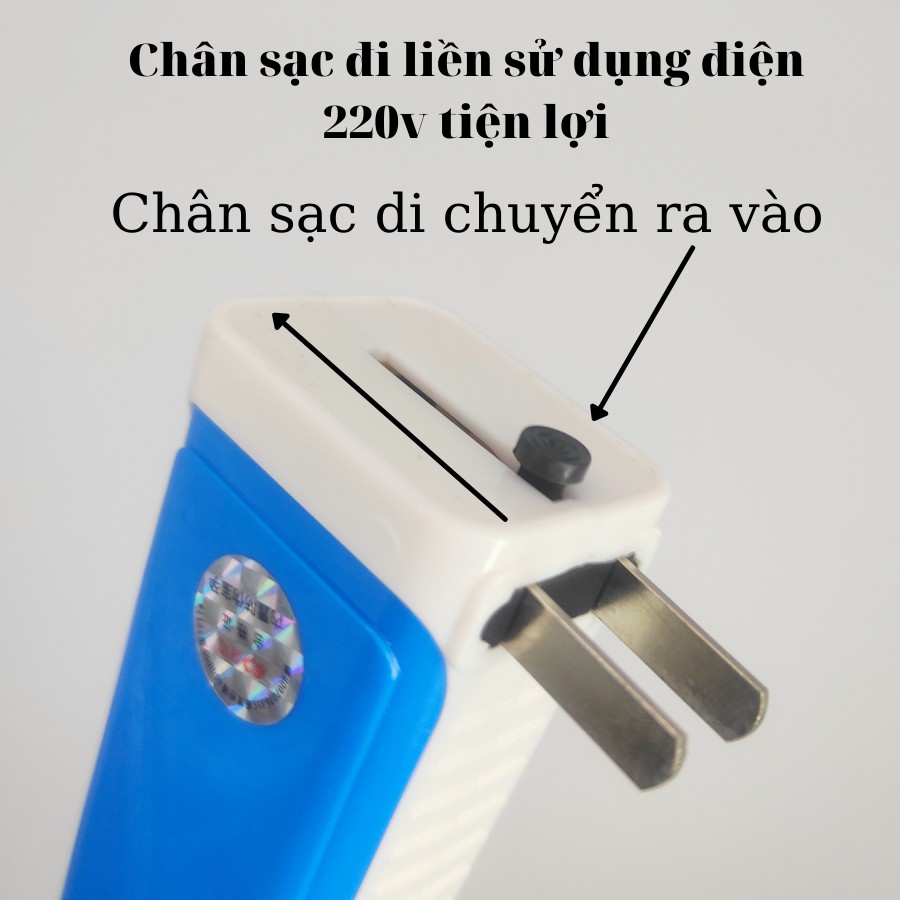 Đèn pin led tích điện giá rẻ . đèn để bàn siêu sáng