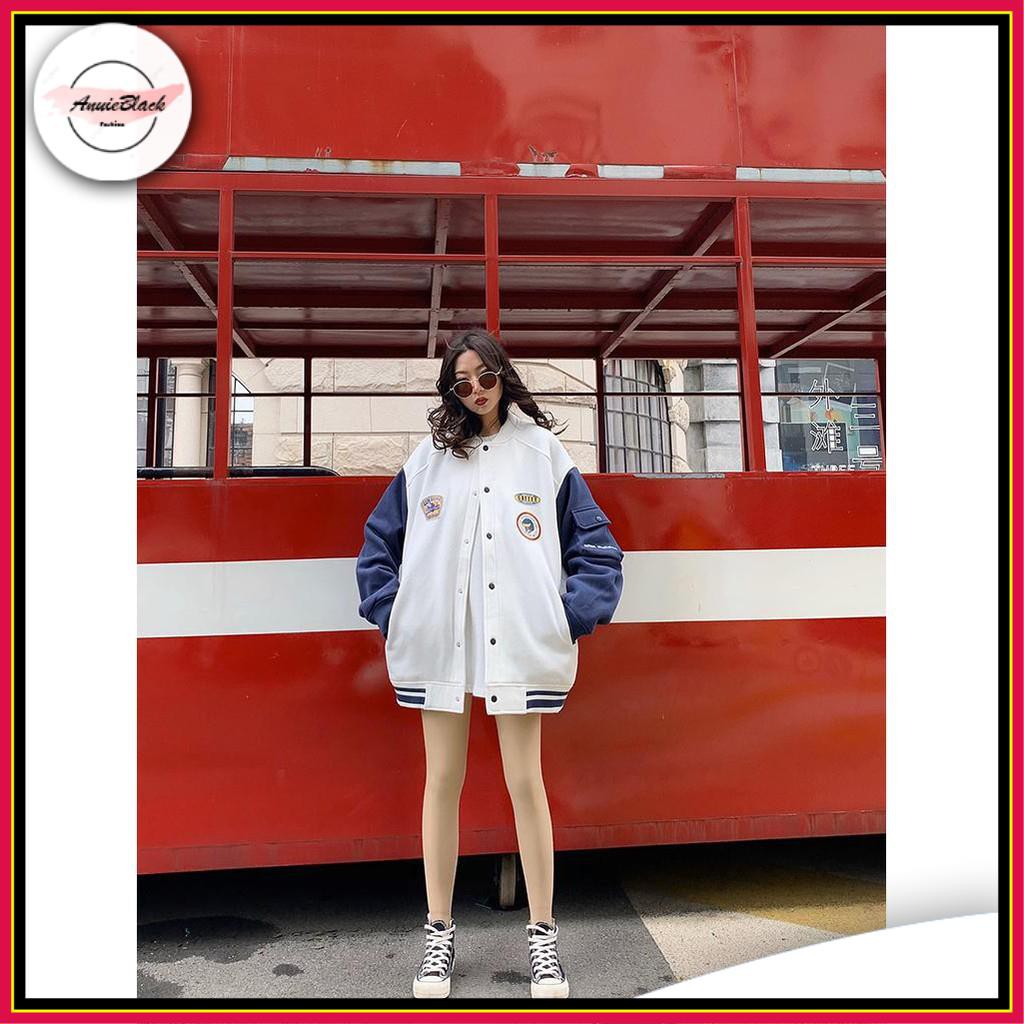 [Mã  ANUI20 hoàn 20k xu đơn 0đ] Áo Bomber Nỉ Cattee Dáng Rộng Nam Nữ 🦋 Áo Khoác Tay Phối Túi Hộp Tay Unisex 🦋 AB | BigBuy360 - bigbuy360.vn