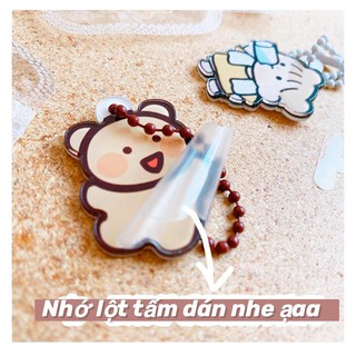 Móc Khóa Nhựa Bé Gái