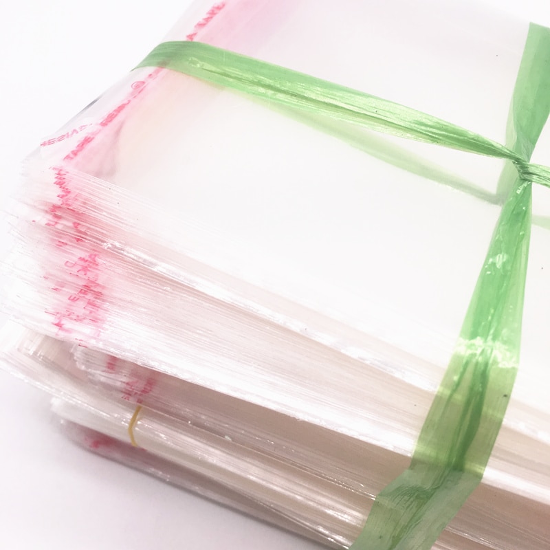 Bộ 100 túi nylon trong suốt 4-6cm đựng đồ trang sức