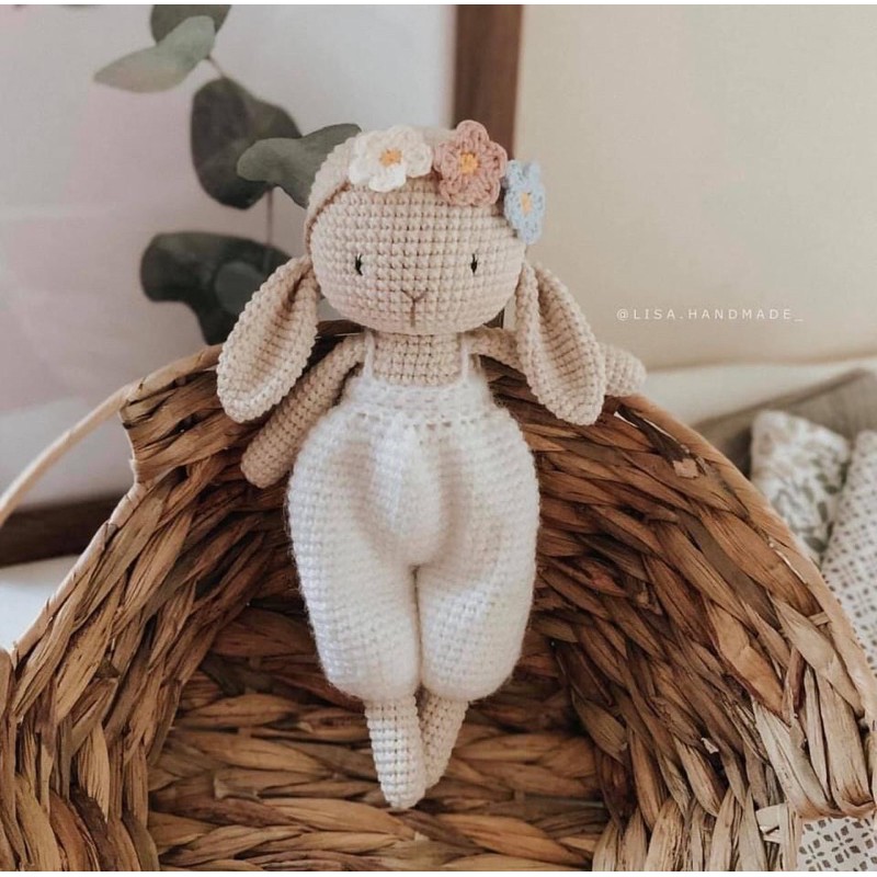 Thỏ len yếm hồng