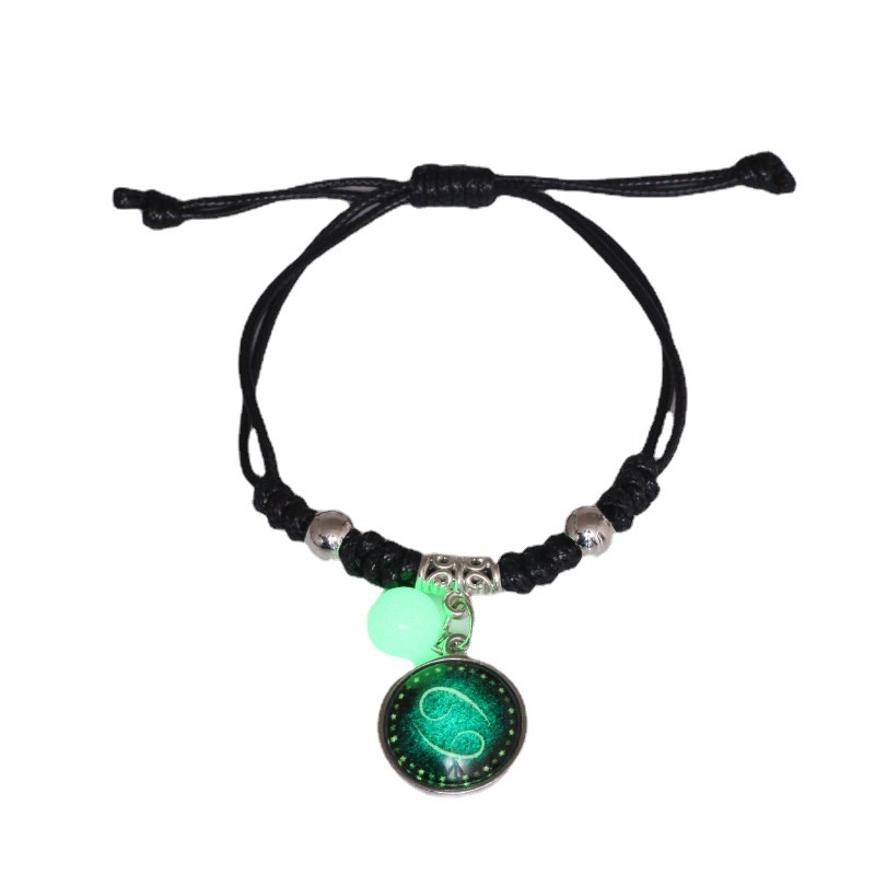 Vòng Tay Dạ Quang In Hình 12 Cung Hoàng Đạo Thời Trang Cho Cặp Đôi