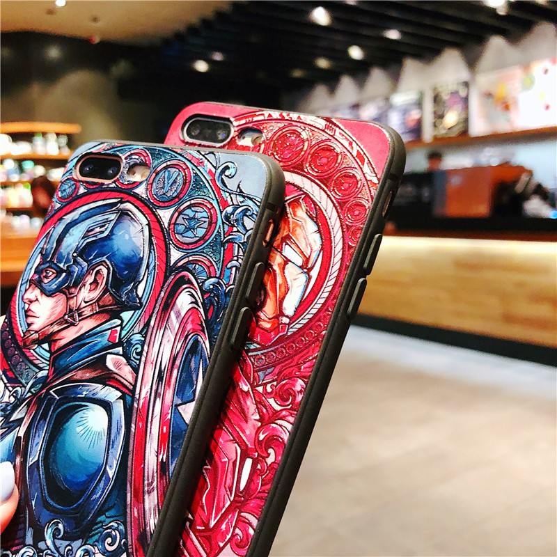 Ốp lưng avenger siêu anh hùng cho các loại điện thoại iphone 6 đến iphone 11ProMax a208
