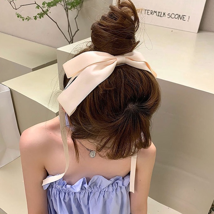Kẹp Tóc Nơ To Màu Tím Xinh Xắn 49362