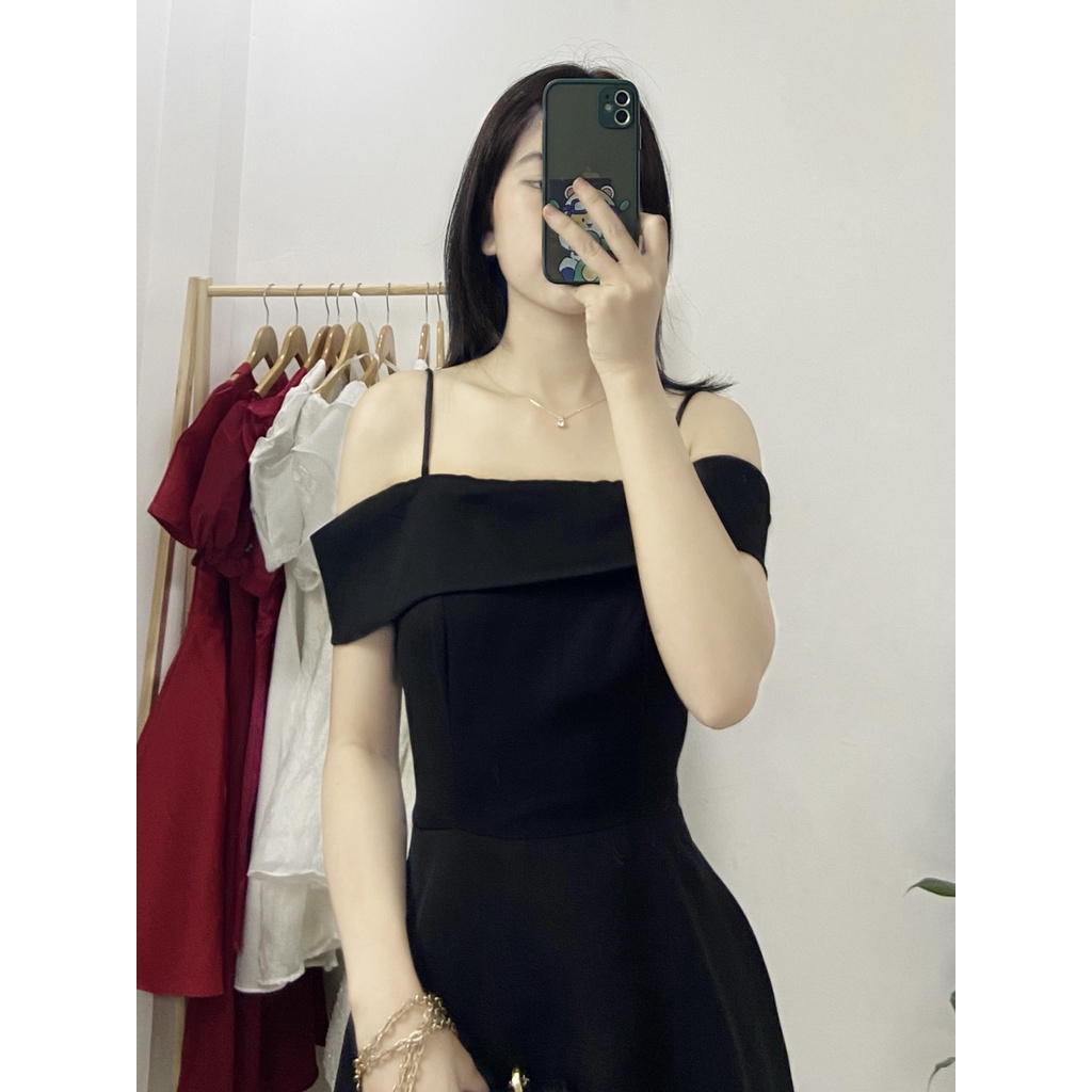 Váy 2 Dây Dự Tiệc Phối Ren Sang Trọng - NV88