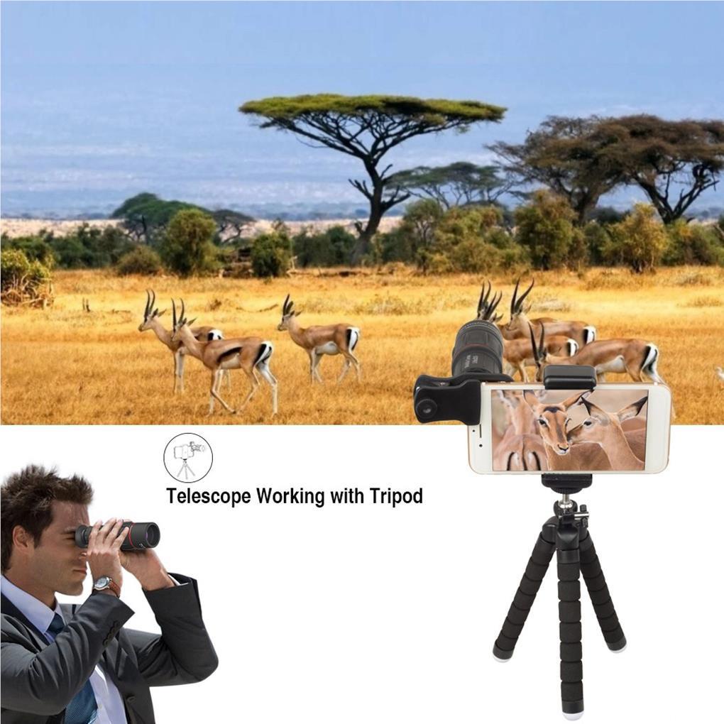 Bộ Lens Mắt Cá Góc Rộng 4 Trong 1 APEXEL 18X Kèm Kẹp Gắn Điện Thoại Iphone / Andorid