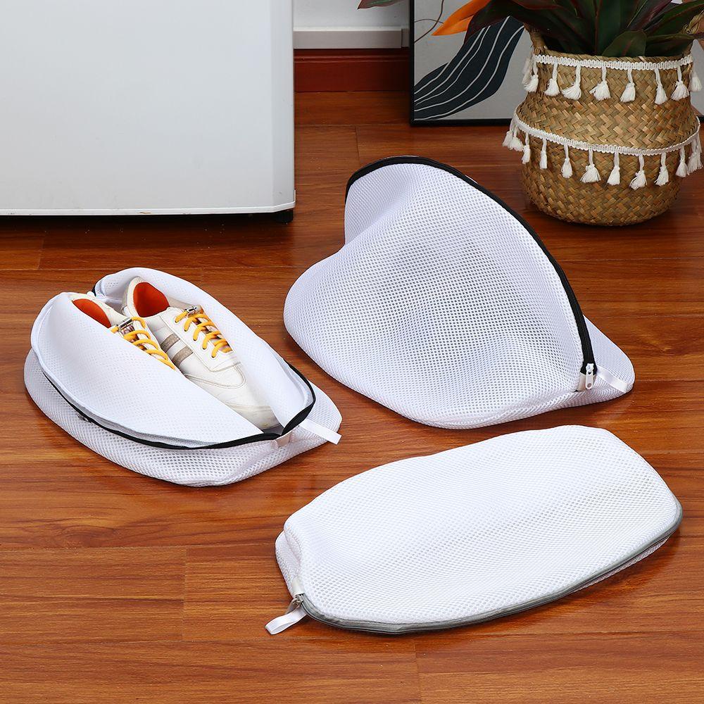 Bộ 2 Túi Lưới Giặt Giày / Đồ Lót Tiện Dụng Mang Đi Du Lịch