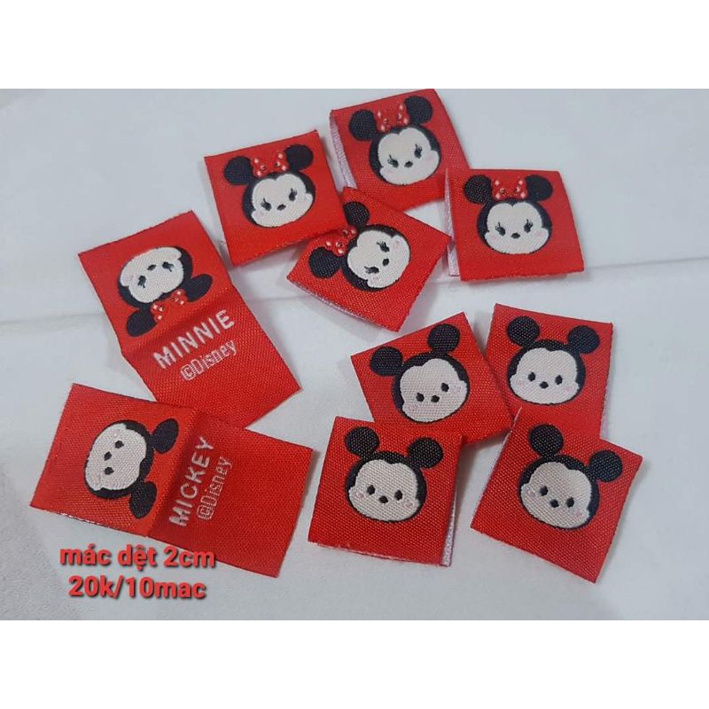 Mác dệt trang trí áo