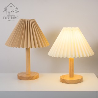 Ha Đèn ngủ xếp ly chân gỗ nhập khẩu phong cách vintage - hàng loại 1