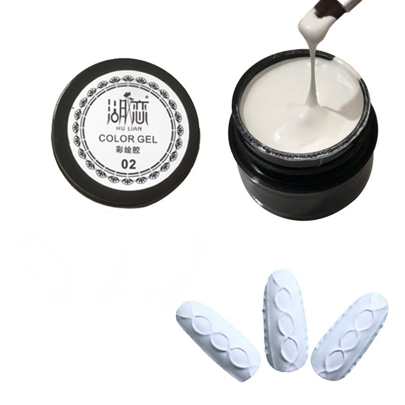 Gel vẽ trắng - đen loại đặc.