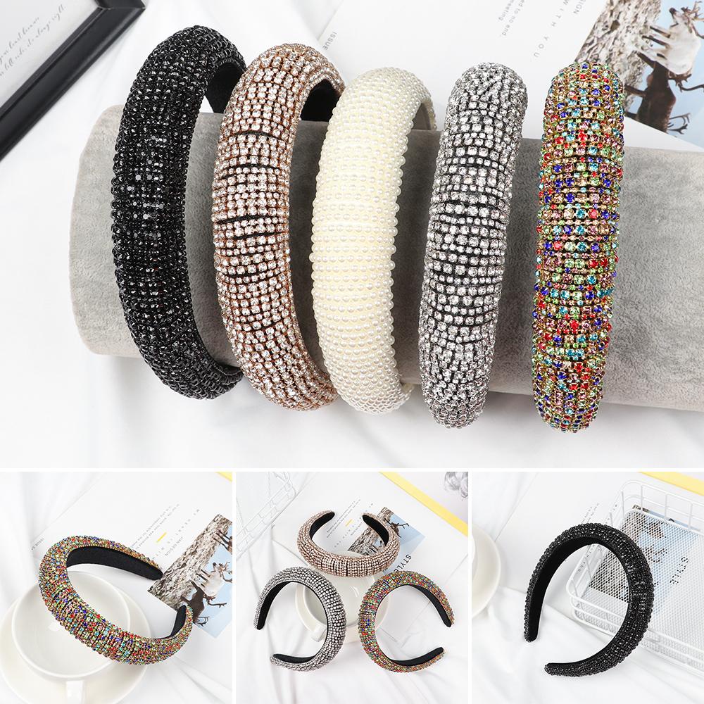 MIH Băng Đô Cài Tóc Đính Đá Pha Lê Sang Trọng Cho Cô Dâu