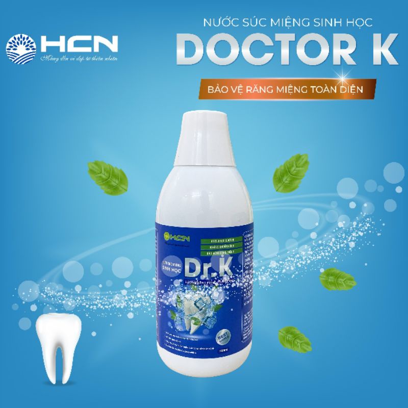 Nước súc miệng thảo dược  Dr.K 250ml giảm viêm tụt lợi nhiệt miệng hiệu quả