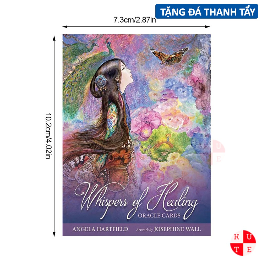 Bài Oracle Whispers Of Healing 50 Lá Bài Tặng File Tiếng Anh Và Đá Thanh Tẩy B47