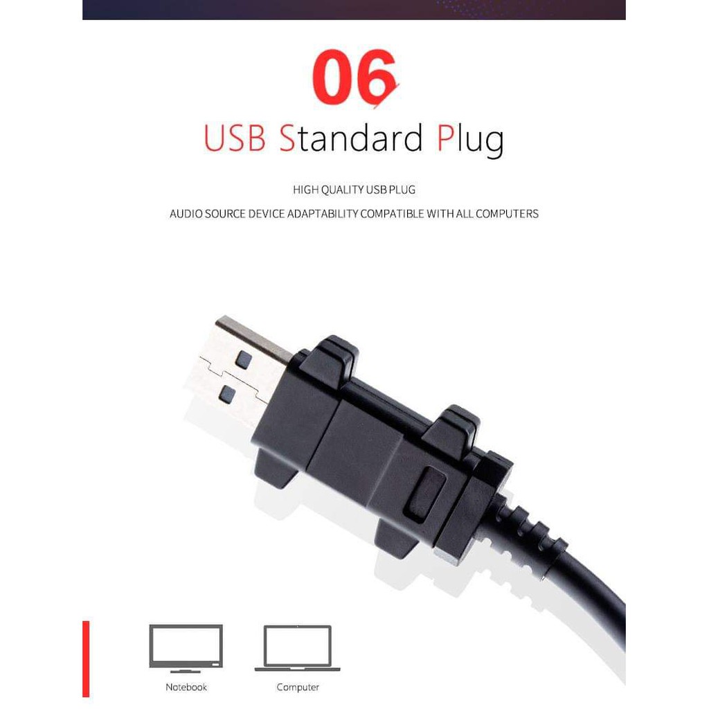 Tai Nghe Gaming Chụp Tai Có Dây Goldtech LD89-Led RGB-Âm Thanh 7.1-Kết Nối Cổng USB Tiện Lợi-Bảo Hành 12 Tháng