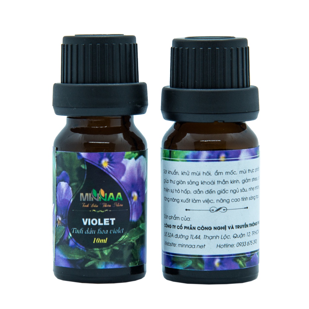 Tinh dầu xông phòng Hoa Violet 10ml thương hiệu Minnaa Nhập khẩu và kiểm định uy tín