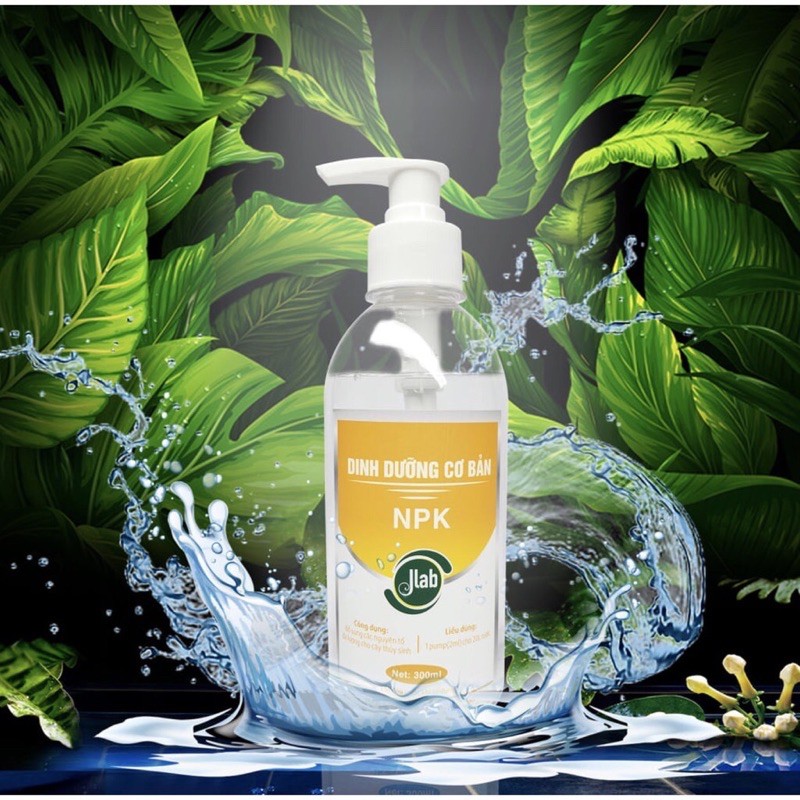 Jlab NPK - Phân Nước Bổ Sung Dinh Dưỡng Cơ Bản NPK Cho Hồ Thuỷ Sinh