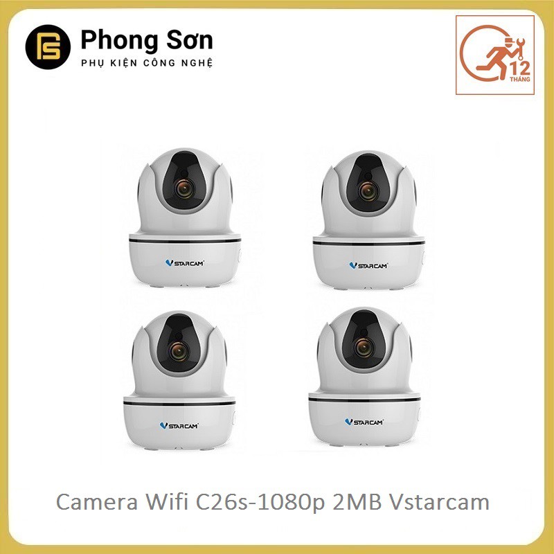 Camera wifi IP Vstarcam C26s Full HD 1080P , Bảo hành 12 tháng | BigBuy360 - bigbuy360.vn