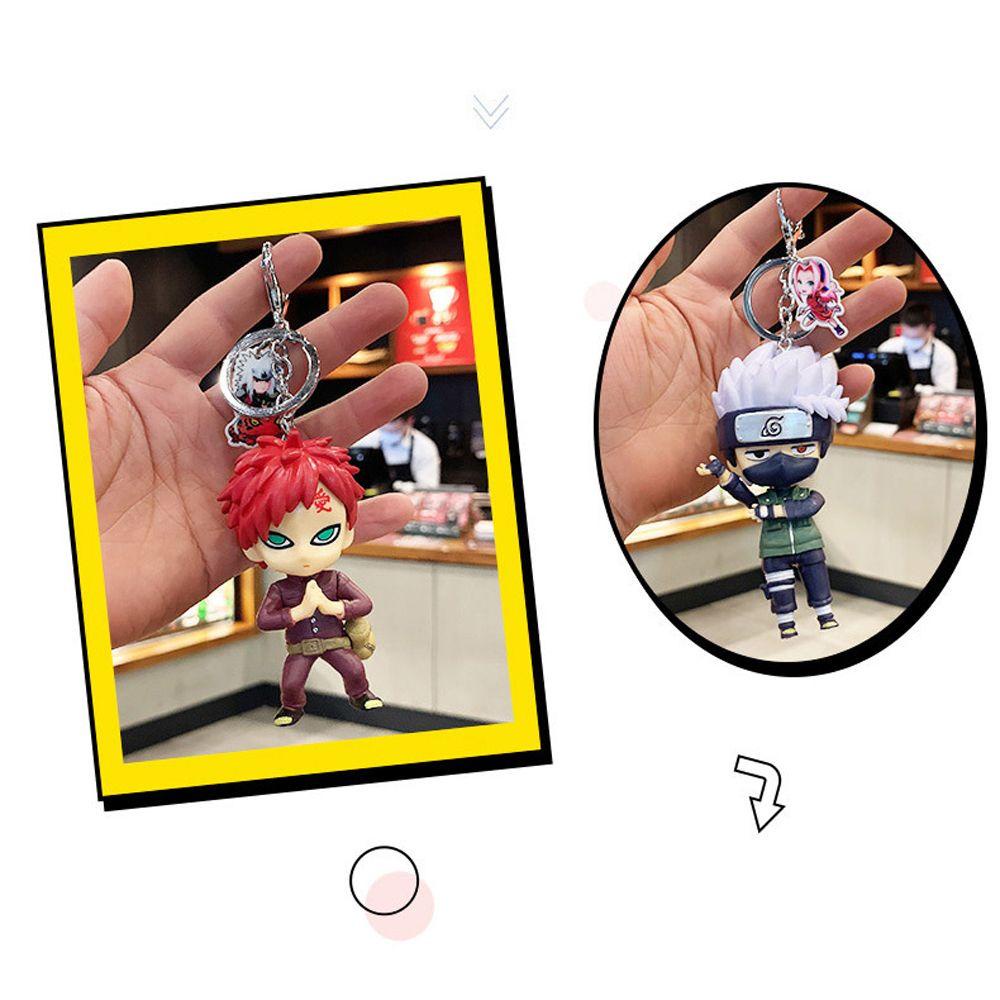 Móc Khóa Hình Búp Bê Anime Gaara Uchiha Itachi Sasuke Bằng PVC