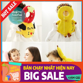 ❤️HOT❤️ Gối Tựa Lưng Bảo Vệ Đầu, Lưng Chống Va Đập Cho Bé, Baby Tập Bò Tập Ngồi - Hình Con Vật Ngộ Nghĩnh