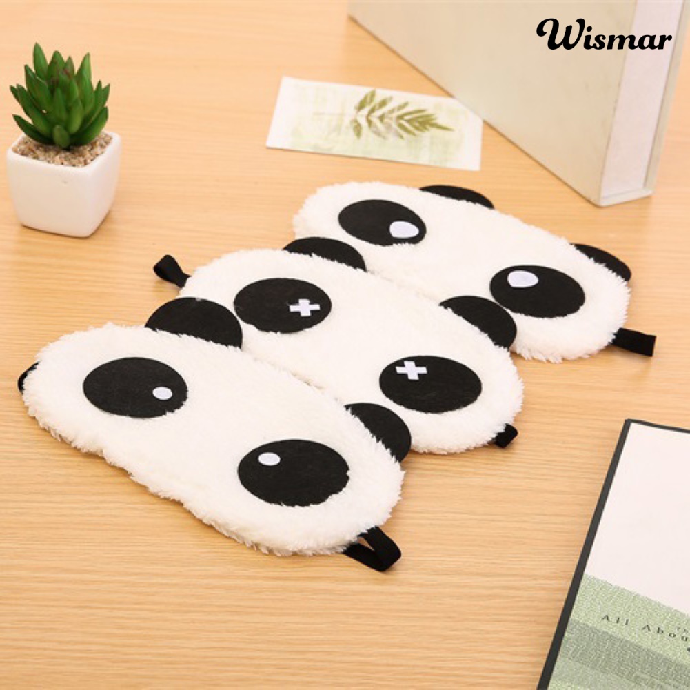 [Hàng mới về] Mặt nạ che mắt ngủ hình gấu trúc ngồi bông dễ thương | BigBuy360 - bigbuy360.vn