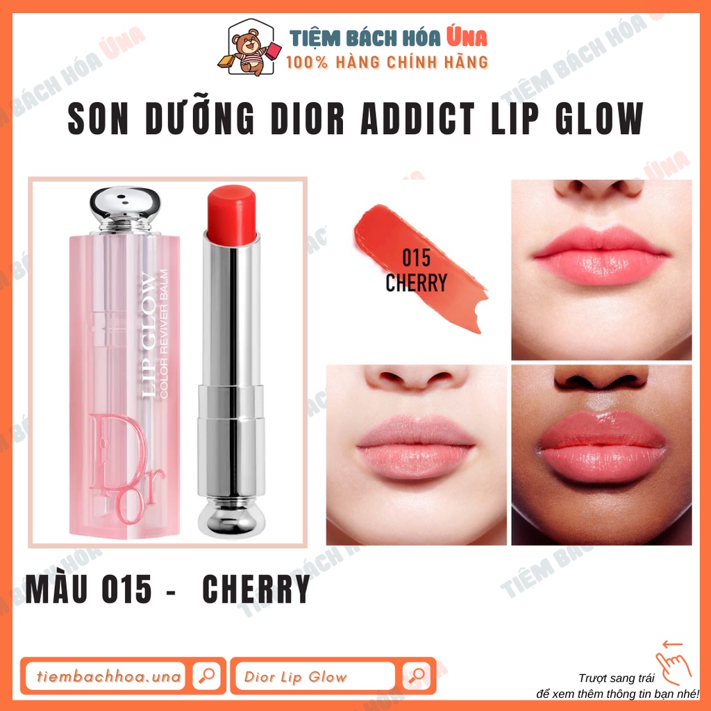 Son dưỡng DIOR Addict Lip Glow hàng chính hãng Sephora mẫu mới 2021 nhiều màu 001, 004, 012, 015, 025