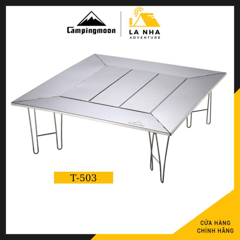 Bàn quây quanh bếp nướng, kèm mặt bàn Campingmoon T-503 Chính hãng Là Nhà - phụ kiện dã ngoại, cắm trại BBQ