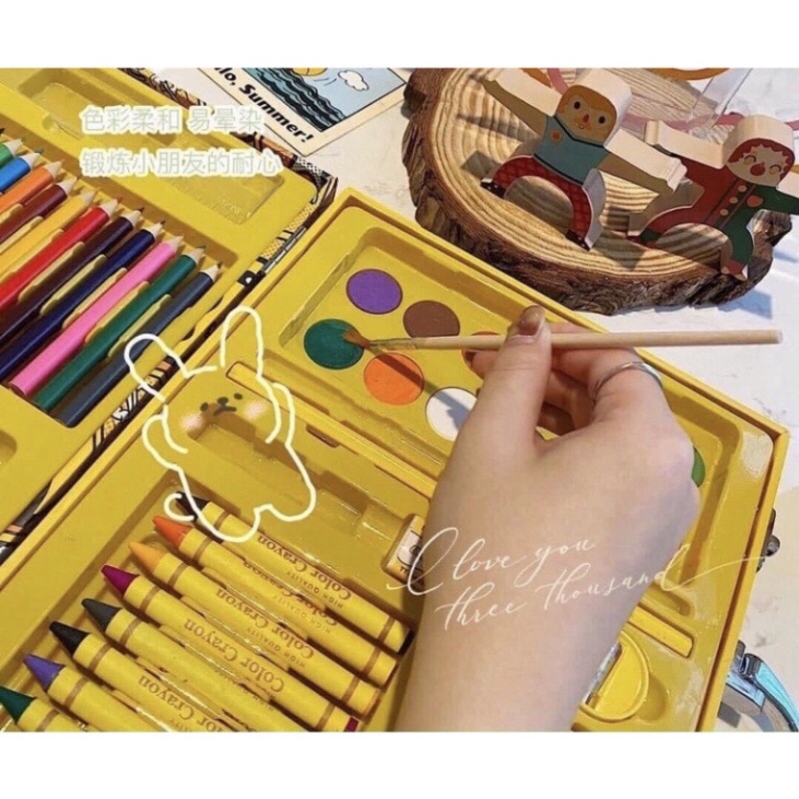Vali Màu GDUCK - Hộp Bút Màu Cao Cấp 67 Chi Tiết - Bộ Màu Vẽ Đa Năng Cho Bé Thỏa Sức Sáng Tạo Kích Thích Thị Giác