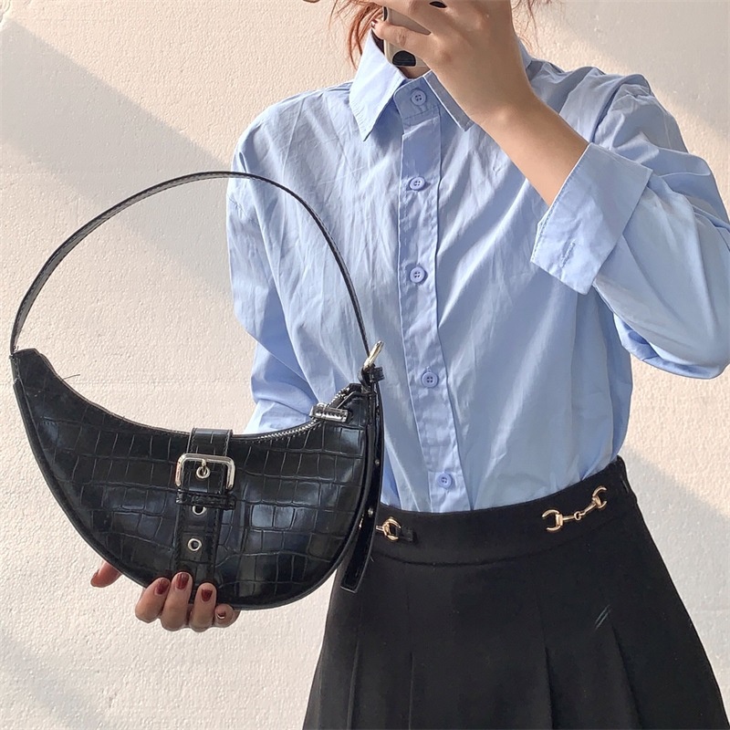 Túi Đeo Vai Họa Tiết Da Cá Sấu Thời Trang Cho Nữ